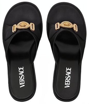 (Women) Versace Crystal Mule Sandals 'Black' 1004323-1A04185_1B00V Lookbook (Women) Versace Crystal Mule Sandals 'Black' 1004323-1A04185_1B00V