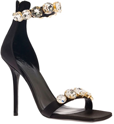 (W) Versace Crystal Stiletto Slide 'Fesyen Hitam' 1011403-1A04185_1B00V Order (W) Versace Crystal Stiletto Slide 'Fesyen Hitam' 1011403-1A04185_1B00V