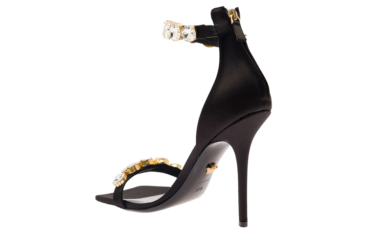 Lookbook (W) Versace Crystal Stiletto Slide 'Moda Negra' 1011403-1A04185_1B00V