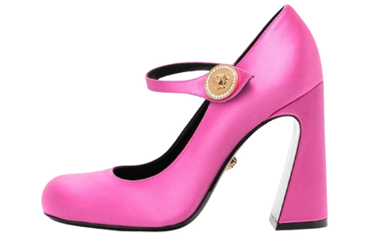 (Women) Versace Fabric High Heels 'Fashion Chunky Pink' 1007720-1A00619_1PK4V