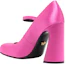 Shop (W) Versace Kasut Tumit Tinggi Kain 'Fesyen Tebal Merah Jambu' 1007720-1A00619_1PK4V