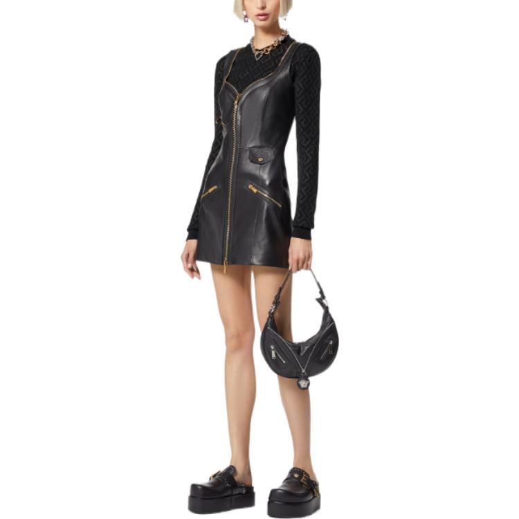 (Women) VERSACE FW22  Black Knit Pullover Sweater with Print. 1009041-1A04065-1B000 圖 3