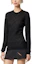 Shop (Women) VERSACE FW22 Black Knit Pullover Sweater with Print. 1009041-1A04065-1B000
