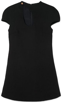 (W) 베르사체 FW22 블랙 티어드롭 컷아웃 반팔 드레스 1005921-1A00537-1B000 Order (W) 베르사체 FW22 블랙 티어드롭 컷아웃 반팔 드레스 1005921-1A00537-1B000