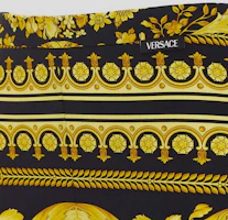 Sizing (Women) VERSACE FW22 Gold Geometric Pattern Jacquard Mid-Waist Leggings 1003900-1A04239-5B000