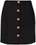 Order (W) ヴェルサーチ FW22 ハイウエスト メデューサ エンボス カジュアルスカート ブラック 1005636-1A00537-1B000