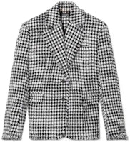 (Women) VERSACE FW22 Fringe Tweed Blazer Women’s Black White 1007497-1A05334-2W020 (Women) VERSACE FW22 Fringe Tweed Blazer Women’s Black White 1007497-1A05334-2W020