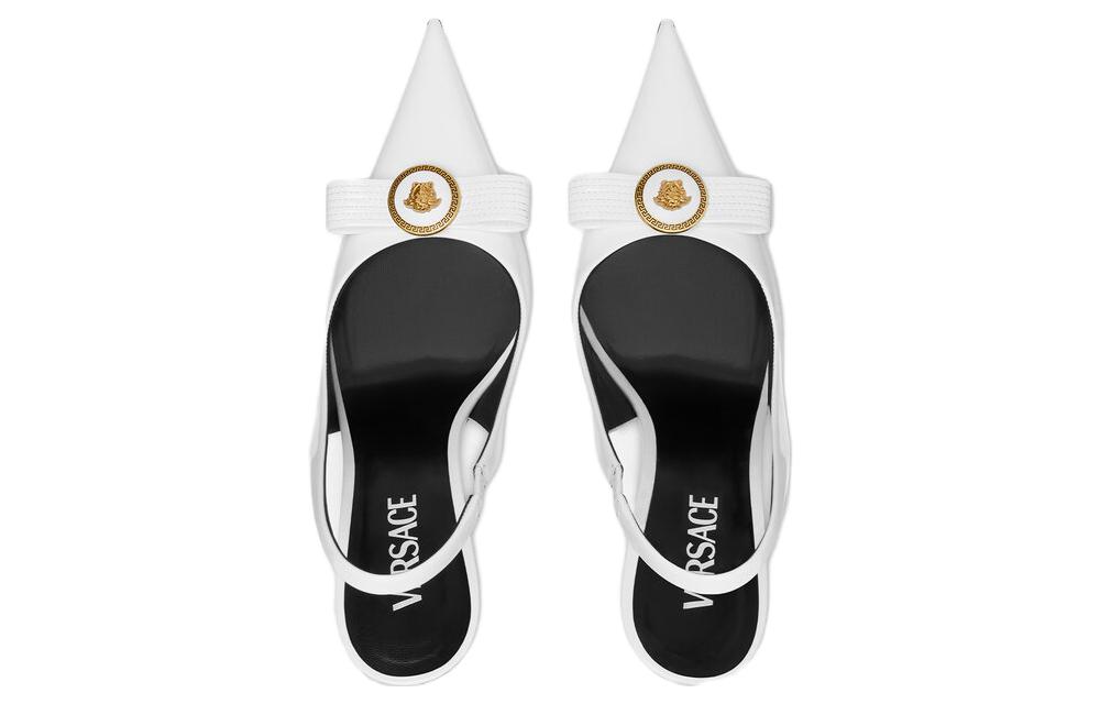 (W) Versace Gianni Ribbon High Heels 'White Ribbon' 圖 4