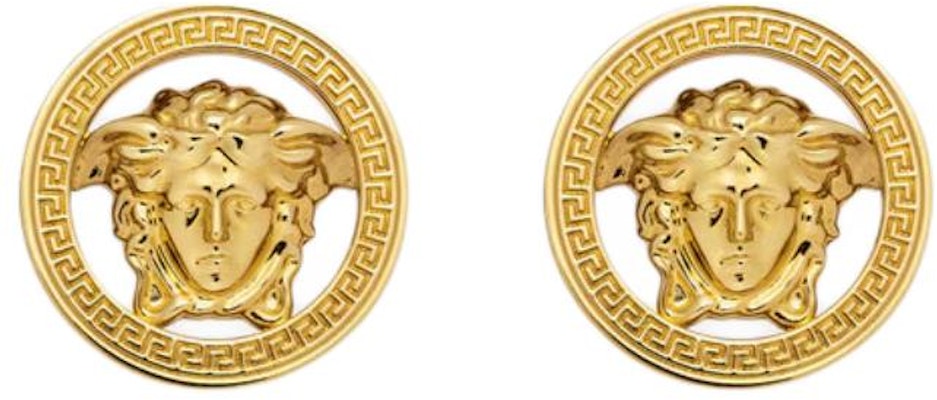 (W) VERSACE Anting Emas dengan Desain Logam Berpola 10163671A006203J000 Order (W) VERSACE Anting Emas dengan Desain Logam Berpola 10163671A006203J000