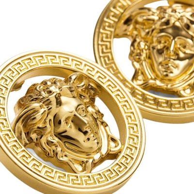 (W) VERSACE Anting Emas dengan Desain Logam Berpola 10163671A006203J000 Lookbook (W) VERSACE Anting Emas dengan Desain Logam Berpola 10163671A006203J000