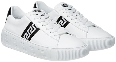 (W) Versace Greca Detailing Putih Hitam 1004184-1A00775_2W020 Lookbook (W) Versace Greca Detailing Putih Hitam 1004184-1A00775_2W020