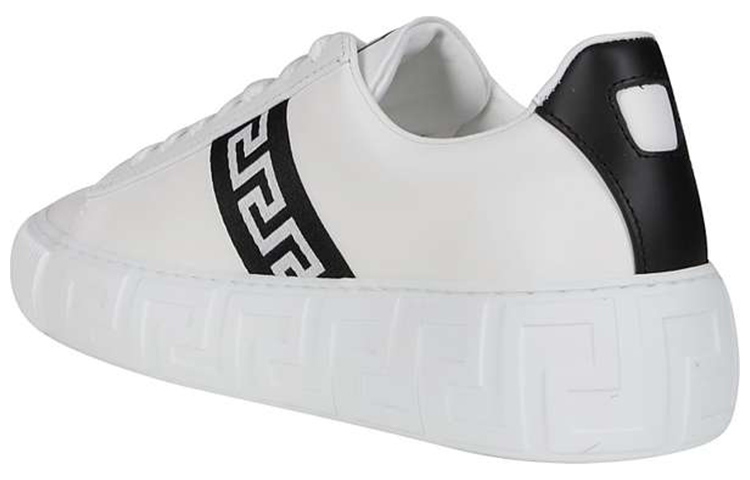 (W) Versace Greca Logo Leather 'White Fashion Sneaker' 圖 3
