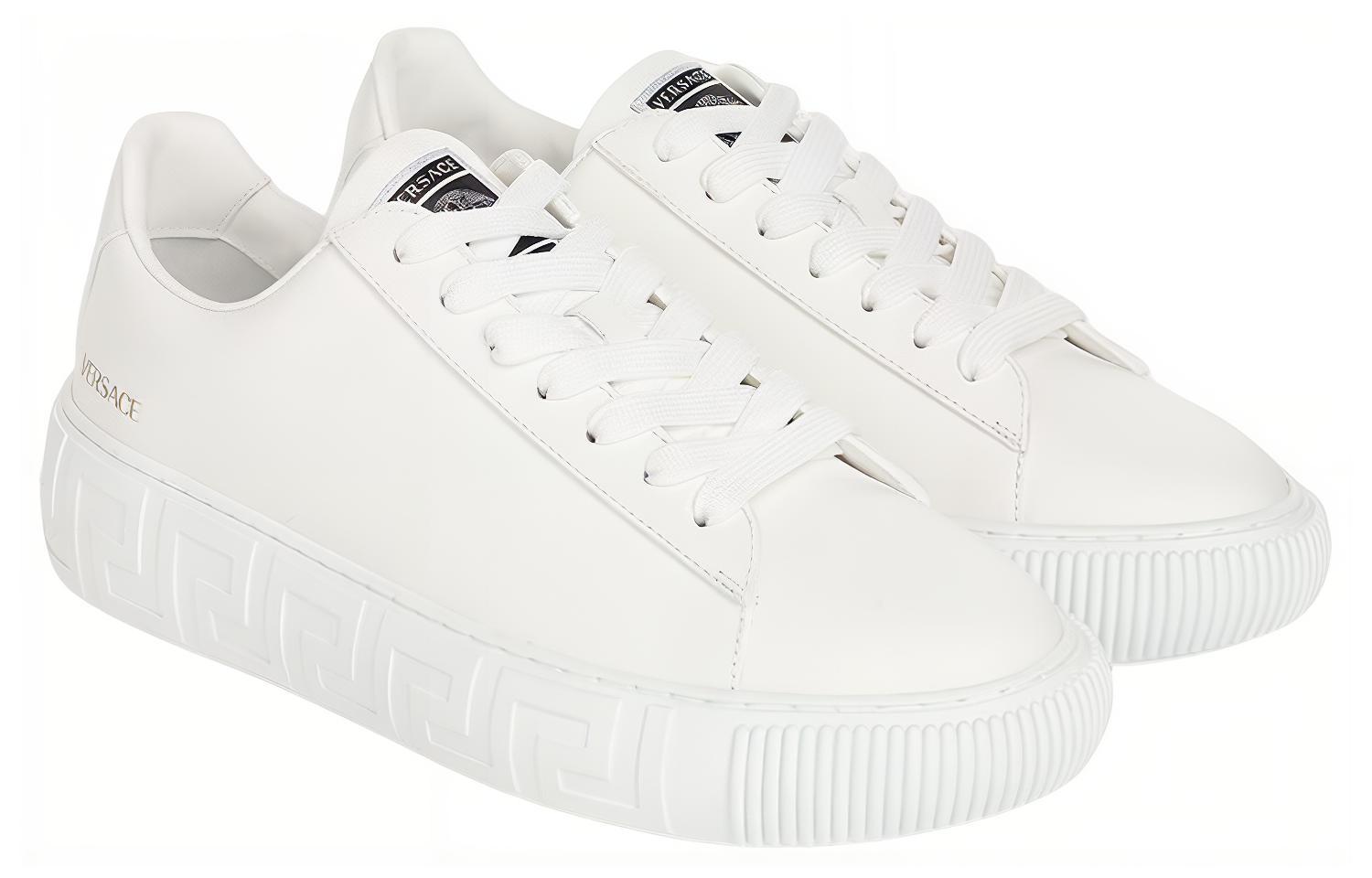 Order (W) Versace Greca Baskets Basses ''Blanc'' 1004184-DV50G_D01