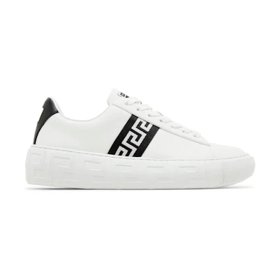 (W) Versace Greca Low 'White Black'