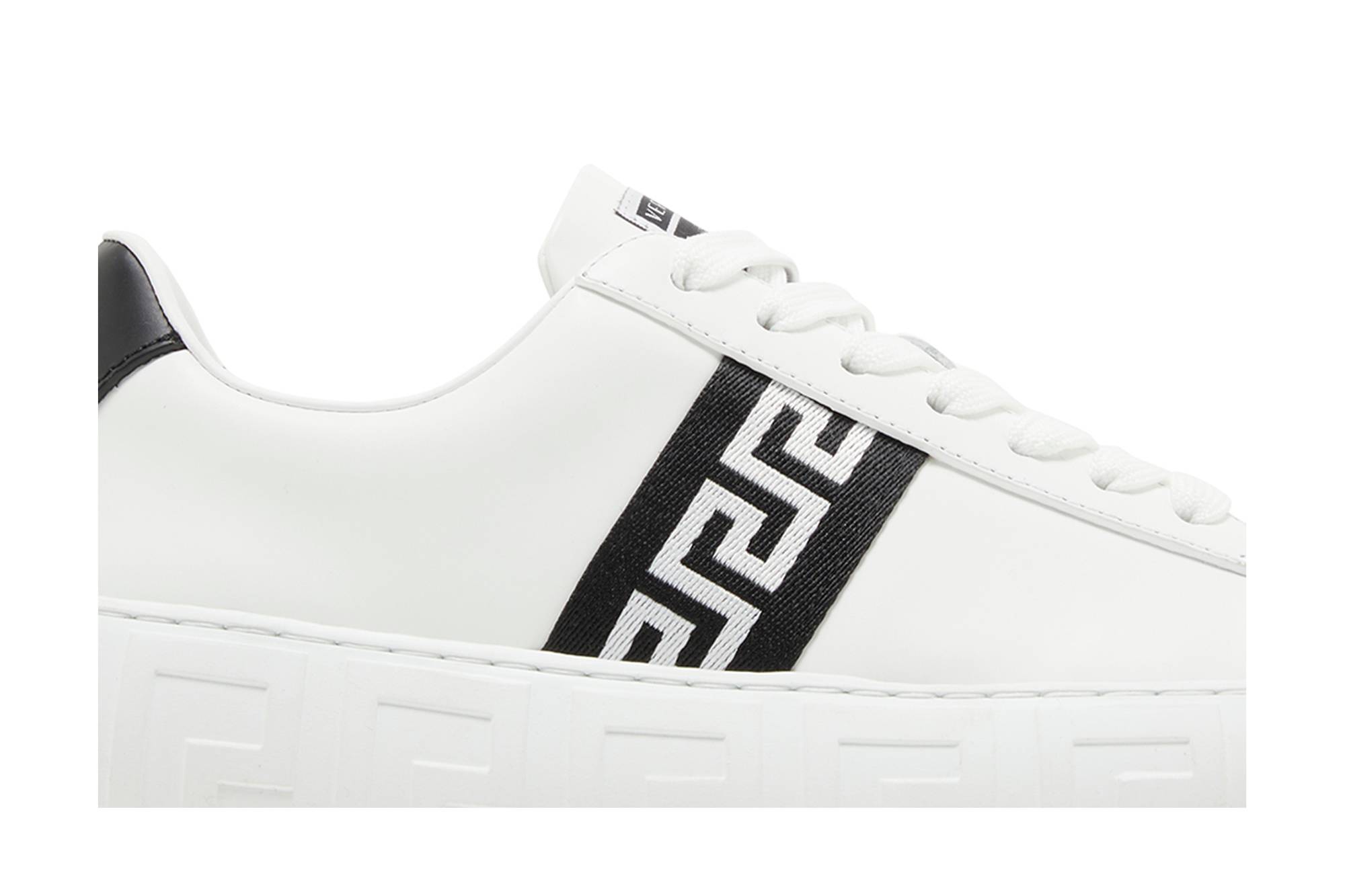 (W) Versace Greca Low 'White Black' 圖 2
