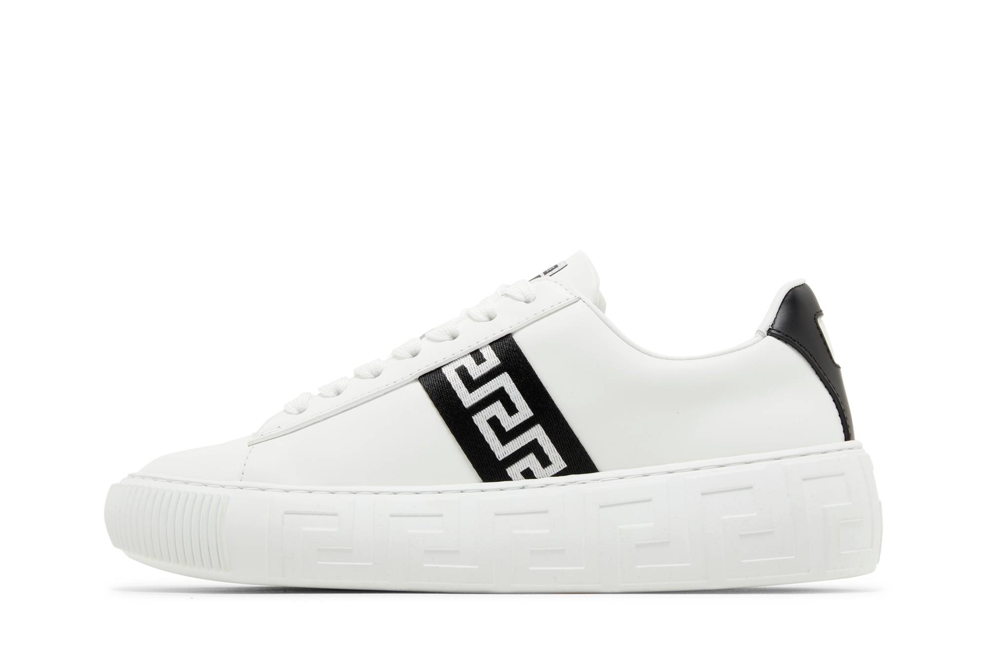 (W) Versace Greca Low 'White Black' 圖 3