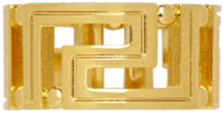 (W) Anillo de Latón con Patrón Greca VERSACE Oro Acabado Vintage DG57594-DJMT_3J000 Buy (W) Anillo de Latón con Patrón Greca VERSACE Oro Acabado Vintage DG57594-DJMT_3J000