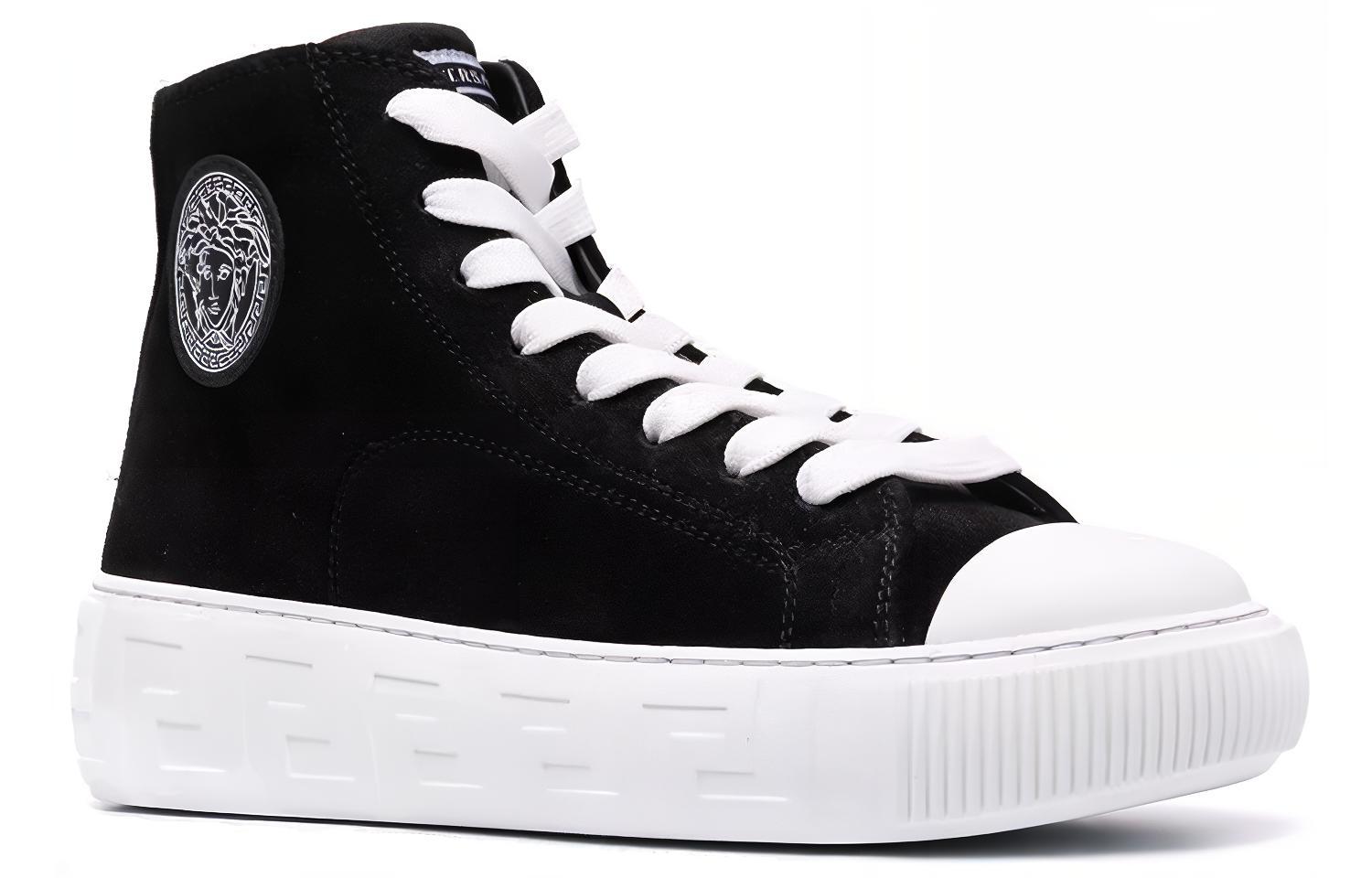 (W) Versace High-Top Sneaker 'Greek Key Velvet CMFT' 圖 2
