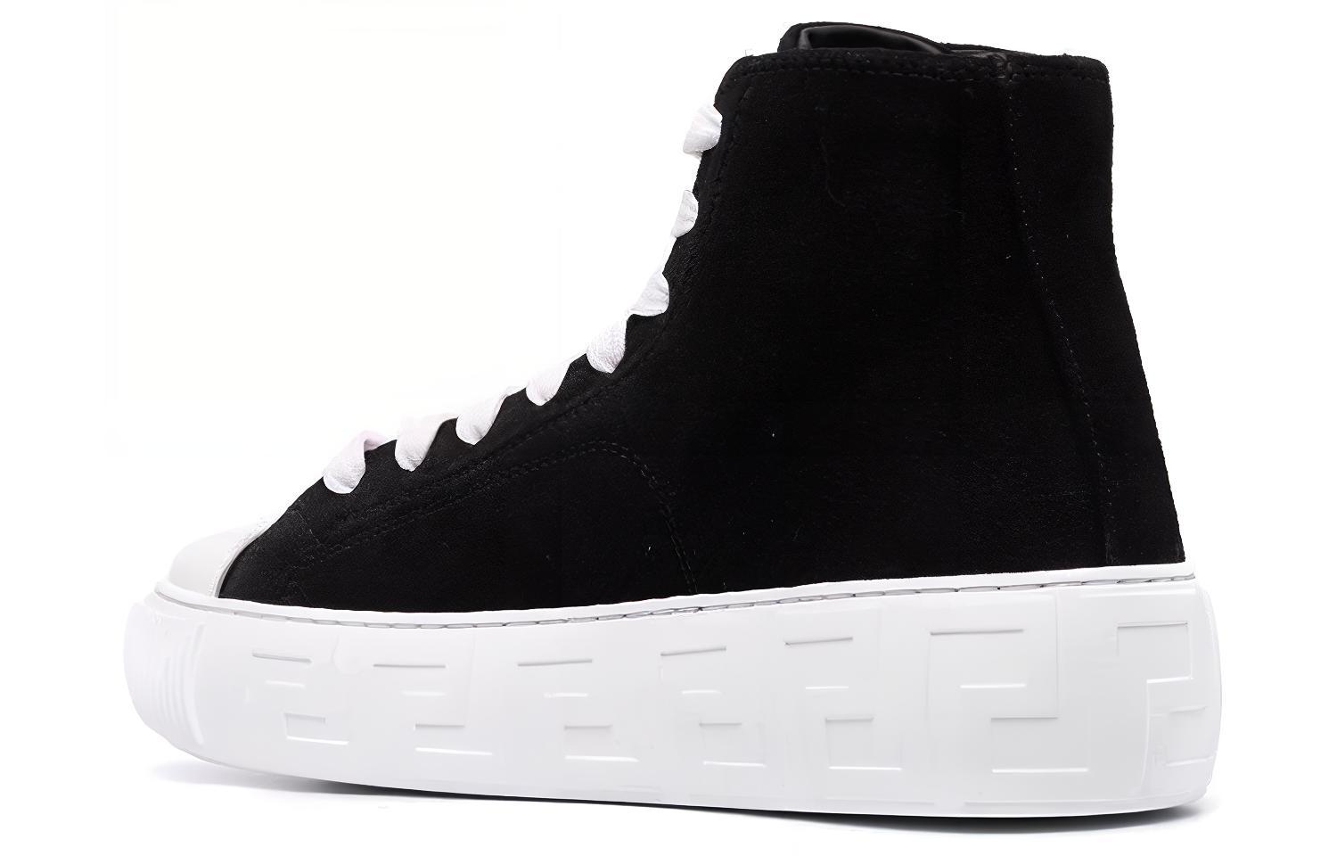 (W) Versace High-Top Sneaker 'Greek Key Velvet CMFT' 圖 3