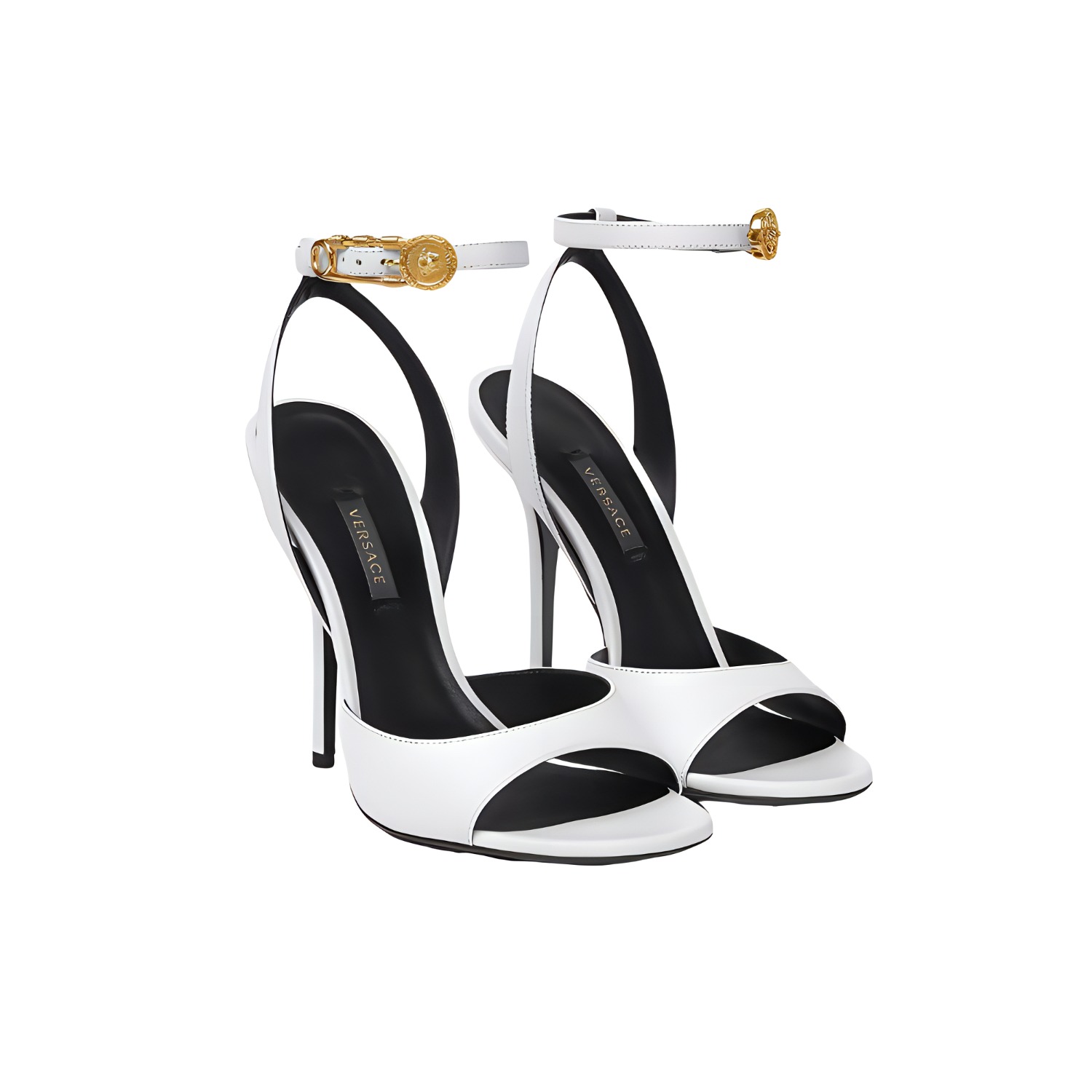 Order (W) Sandalias de Tacón Alto Versace 'Moda Blanca' 1003205-DVT2P_1W00V