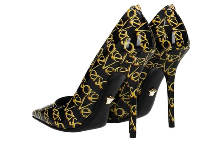 Lookbook (Women) Versace High Heels 'Black Gold' DST022P-DVES4_D4DOH