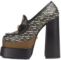 (Women) Versace Intrico Loafer High Heel 'Khaki' 1001790-1A01733_5B15V (Women) Versace Intrico Loafer High Heel 'Khaki' 1001790-1A01733_5B15V