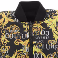Shop (W) VERSACE JEANS 多色品牌印花飛行夾克. 74HAS408-CQS51-G89