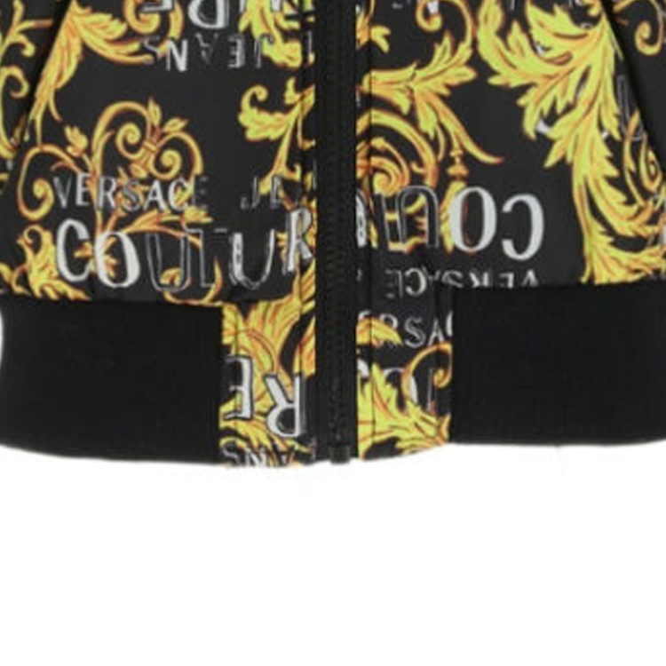 Details for (Women) VERSACE JEANS  Multi-Color Logo Print Bomber Jacket. 74HAS408-CQS51-G89