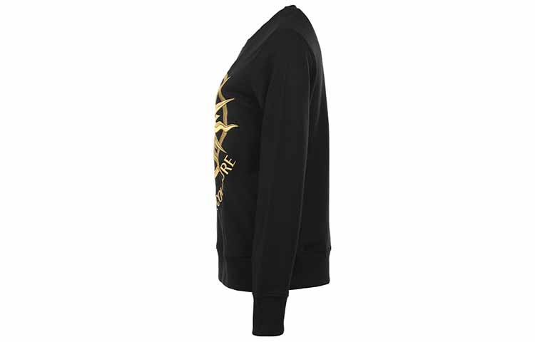 (Women) VERSACE JEANS COUTURE  Black Embroidered Sun Logo Sweatshirt. 72HAIT10-CF01T-G89 圖 4