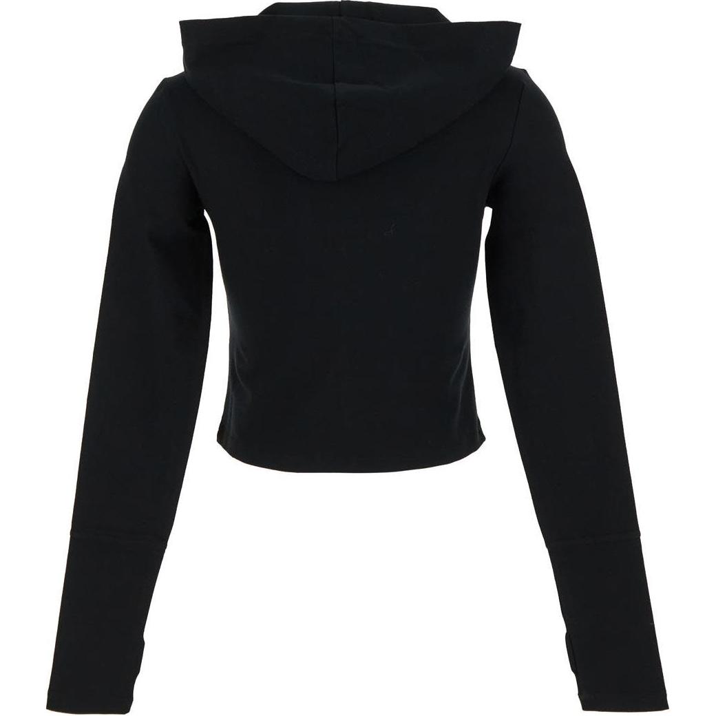 Lookbook (W) 베르사체 진스 쿠튀르 슬림핏 후드 집업 재킷 블랙 76HAH6A-6J0089-899