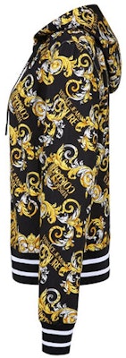 (W) 范思哲牛仔黑色印花连帽拉链外套。 B6HZA79-5S083-0899 Shop (W) 范思哲牛仔黑色印花连帽拉链外套。 B6HZA79-5S083-0899