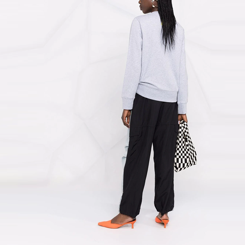 Purchase (W) ヴェルサーチ ジーンズ クチュール コットン スウェットシャツ グレー レディース 71HAIP04-CF00P-802