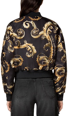 (Women) VERSACE JEANS COUTURE Floral Zip-Up Bomber Jacket Women’s Black FW24 E77HAS408-ECQD64-EG89 Shop (Women) VERSACE JEANS COUTURE Floral Zip-Up Bomber Jacket Women’s Black FW24 E77HAS408-ECQD64-EG89