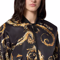 Details for (W) VERSACE JEANS COUTURE Jaket Bomber Bunga Zip-Up Wanita Hitam FW24 E77HAS408-ECQD64-EG89