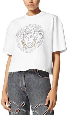 (W) 버르사체 진스 쿠튀르 FW22 그래픽 프린트 화이트 반팔 티셔츠 10090831A-065251-W000 Shop (W) 버르사체 진스 쿠튀르 FW22 그래픽 프린트 화이트 반팔 티셔츠 10090831A-065251-W000