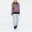 Lookbook (W) VERSACE JEANS COUTURE FW22 紫色滿版印花連帽衫 73HAI3-A8FS048-G31