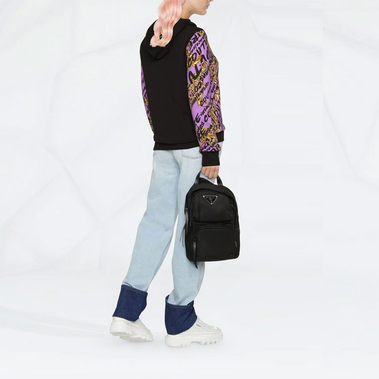 (Women) VERSACE JEANS COUTURE FW22 All-Over Print Hoodie Purple (). 73HAI3-A8FS048-G31 圖 5