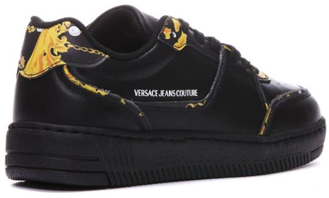 (Women) Versace Jeans Couture Low-Top Sneakers 'Black Leather' 75VA3SJ2-ZP305_G89 Lookbook (Women) Versace Jeans Couture Low-Top Sneakers 'Black Leather' 75VA3SJ2-ZP305_G89