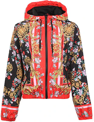 (W) 范思哲牛仔COUTURE SS22黑色印花连帽夹克。 72HAS401-CQS25-G89 Order (W) 范思哲牛仔COUTURE SS22黑色印花连帽夹克。 72HAS401-CQS25-G89