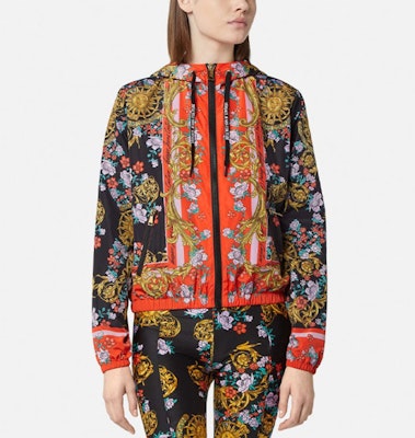 (Women) VERSACE JEANS COUTURE SS22 Sun Flower Garland Floral Jacket Women. E72HAS401-ECQS25-EG89 Shop (Women) VERSACE JEANS COUTURE SS22 Sun Flower Garland Floral Jacket Women. E72HAS401-ECQS25-EG89