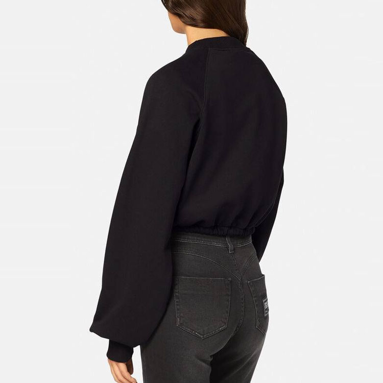 Purchase (W) Sudadera Negra Cuello Redondo Estampado Logo VERSACE JEANS COUTURE SS23. E73HAIT05-ECF01T-E899