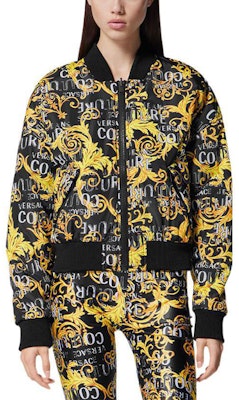 (Women) VERSACE JEANS COUTURE SS23 Reversible Print Bomber Jacket Women’s Black E74HAS408-ECQS51-EG89 Purchase (Women) VERSACE JEANS COUTURE SS23 Reversible Print Bomber Jacket Women’s Black E74HAS408-ECQS51-EG89