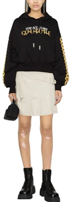 (Women) Versace Jeans Couture Women’s Letter Print Hoodie Black. 75HAIF01-CF01F-G89 Shop (Women) Versace Jeans Couture Women’s Letter Print Hoodie Black. 75HAIF01-CF01F-G89