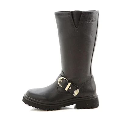 (W) Versace Jeans Leather Rodeo Boots Black