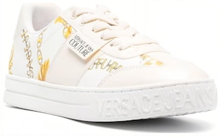 (W) 베르사체 진 로우탑 스니커즈 ''오프 화이트 가죽'' 75VA3SK7-ZS358_G03 Lookbook (W) 베르사체 진 로우탑 스니커즈 ''오프 화이트 가죽'' 75VA3SK7-ZS358_G03