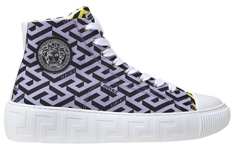 (W) Versace La Greca High-Top 'Light Purple' 圖 2