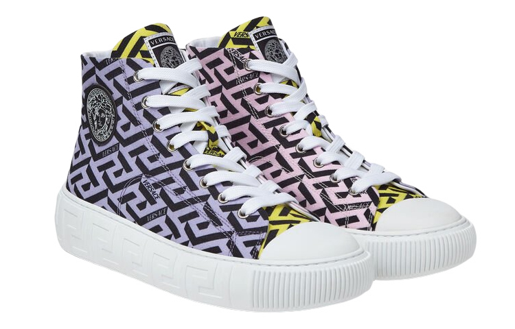 (W) Versace La Greca High-Top 'Light Purple' 圖 3
