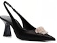 Order (W) Versace La Medusa Tumit 8cm 'Selipar Runcing Beludru Hitam' 1A00619-1002388_1B000