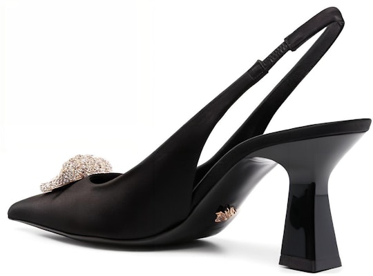 (Women) Versace La Medusa 8cm Heel 'Black Velvet Pointed Toe Mules' 1A00619-1002388_1B000 Lookbook (Women) Versace La Medusa 8cm Heel 'Black Velvet Pointed Toe Mules' 1A00619-1002388_1B000