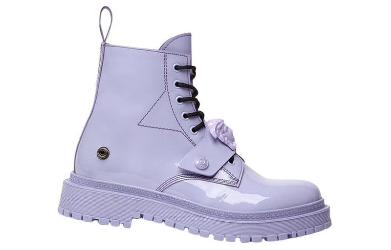 (W) Versace La Medusa Ankle Boots 'Purple' 圖 3